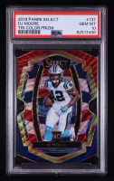 D.J. Moore 2018 Select Prizm Tri Color #137 RC #194/199 (PSA 10) at PristineAuction.com