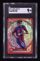 Lamine Yamal 2023-24 Topps UEFA Club Competitions Jade Edition Chinese New Year #NY7 RC (SGC 9) at PristineAuction.com