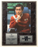 George Takei Signed LE "Star Trek VI: The Undiscovered Country" Photo Plaque Display (Beckett) at PristineAuction.com