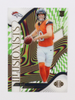 Bo Nix 2024 Panini Illusions Illusionists Rainbow #4 RC at PristineAuction.com