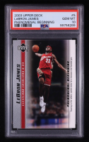 LeBron James 2003-04 Upper Deck Phenomenal Beginning LeBron James #5 RC (PSA 10) at PristineAuction.com