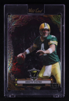 Brett Favre 2024 Wild Card 7 Card Stud Club Flourishes Purple Rainbow Foil #P7CFC-BF #5/6 at PristineAuction.com
