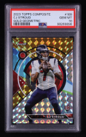 CJ Stroud 2023 Topps Composite Finest Gold Geometric Refractors #189 RC #30/50 (PSA 10) at PristineAuction.com