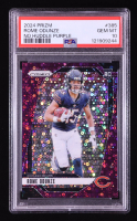 Rome Odunze 2024 Panini Prizm No Huddle Purple #385 #06/49 RC (PSA 10) at PristineAuction.com