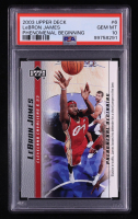 LeBron James 2003-04 Upper Deck Phenomenal Beginning LeBron James #6 RC (PSA 10) at PristineAuction.com