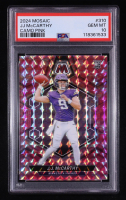 JJ McCarthy 2024 Panini Mosaic Mosaic Camo Pink #310 RC (PSA 10) at PristineAuction.com