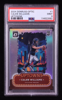 Caleb Williams 2024 Donruss Optic Uptowns #1 RC (PSA 9) at PristineAuction.com