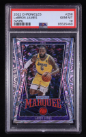 LeBron James 2022-23 Panini Chronicles Swirl #256 / Marquee #07/25 (PSA 10) at PristineAuction.com