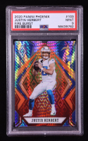 Justin Herbert 2020 Panini Phoenix Fire Burst #103 RC (PSA 9) at PristineAuction.com
