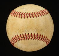 1983 Red Sox OAL Baseball Team-Signed By (24) with Carl Yastrzemski, Jim Rice, Dennis Eckersley, John Tudor (Beckett) at PristineAuction.com