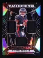 Michael Penix Jr. 2024 Panini Obsidian Trifecta Swatches #10 RC at PristineAuction.com