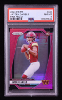 Jayden Daniels 2024 Panini Prizm Prizms Pink #347 RC (PSA 8) at PristineAuction.com