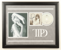 Taylor Swift Signed Custom Framed "The Tortured Poets Department" CD Album Insert Display with Disc (PSA) at PristineAuction.com