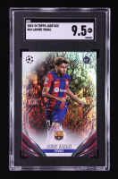 Lamine Yamal 2023-24 Topps UEFA Club Competitions Jade Edition #64 RC (SGC 9.5) at PristineAuction.com