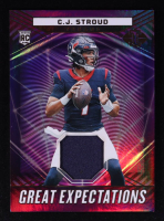 CJ Stroud 2023 Panini Illusions Great Expectations Materials #4 RC at PristineAuction.com