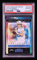 Justin Herbert 2020 Panini Contenders Rookie of the Year Contenders #14 RC (PSA 10) at PristineAuction.com
