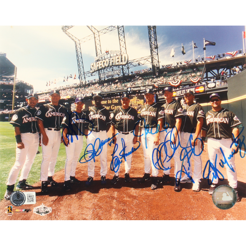 2001 Mariners All-Stars 8x10 Photo Signed By (7) With John Olerud, Freddy Garcia, Mike Cameron, Brett Boone (Beckett) at PristineAuction.com