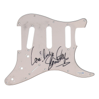 Gloria Estefan Signed Electric Guitar Pickguard Inscribed "Love" (ACOA) at PristineAuction.com