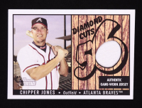 Chipper Jones 2003 Bowman Heritage Diamond Cuts Jersey Relics #CJ2 at PristineAuction.com