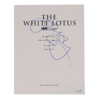 Parker Posey Signed "The White Lotus" TV Show Script Cover Page (ACOA) at PristineAuction.com
