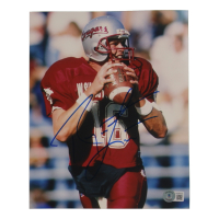 Ryan Leaf Signed Washington State Cougars 8x10 Photo (Beckett) at PristineAuction.com