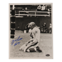 Y. A. Tittle Signed Giants 8x10 Photo Inscribed "HOF 71" (Schwartz) at PristineAuction.com