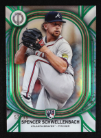 Spencer Schwellenbach 2025 Topps Tribute Green #87 #53/99 RC at PristineAuction.com