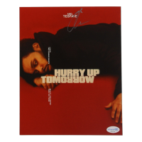 The Weeknd Signed "Hurry Up Tomorrow" 8x10 Poster (ACOA) at PristineAuction.com