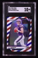 JJ McCarthy 2024 Panini Prizm Prizms Red White and Blue #400 RC (SGC 10) at PristineAuction.com