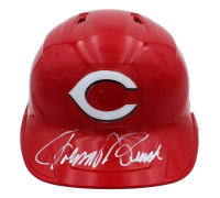 Johnny Bench Signed Reds Full-Size Batting Helmet (Radtke) at PristineAuction.com