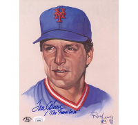 Tom Seaver Signed Mets 8x10 Photo Inscribed "The Franchise" (JSA) at PristineAuction.com