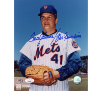 Tom Seaver Signed Mets 8x10 Photo Inscribed "The Franchise" (JSA) at PristineAuction.com