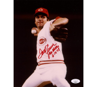 Tom Seaver Signed Reds 8x10 Photo Inscribed "No Hitter 6-16-78" (JSA) at PristineAuction.com
