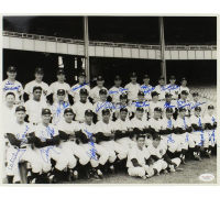 Yankees 11x14 Photo Signed By (19) with Whitey Ford, Enos Slaughter, Johnny Callison (JSA) at PristineAuction.com