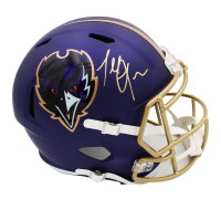 Terrell Suggs Signed Ravens Full-Size Alternate Speed Helmet (Beckett) at PristineAuction.com