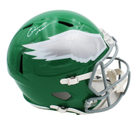 Quinyon Mitchell Signed Eagles Full-Size Throwback Alternate Speed Helmet (Radtke) at PristineAuction.com