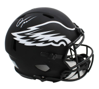 Quinyon Mitchell Signed Eagles Full-Size Authentic On-Field Eclipse Alternate Speed Helmet (Radtke) at PristineAuction.com
