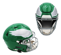Quinyon Mitchell Signed Eagles Full-Size Authentic On-Field Throwback Alternate Speedflex Helmet (Radtke) at PristineAuction.com