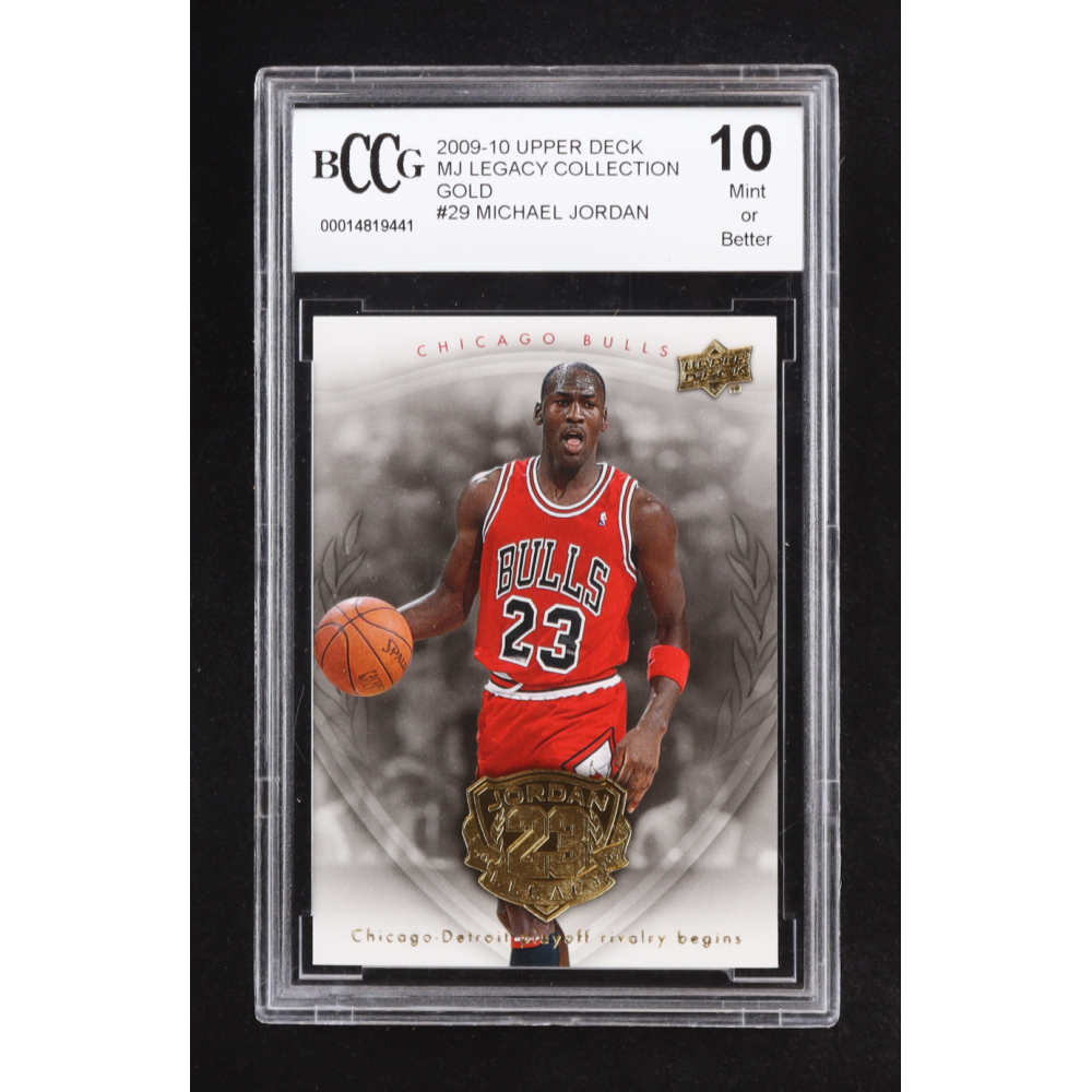 Michael Jordan 2009-10 Upper Deck Michael Jordan Legacy Collection Gold #29 (BCCG 10) at PristineAuction.com