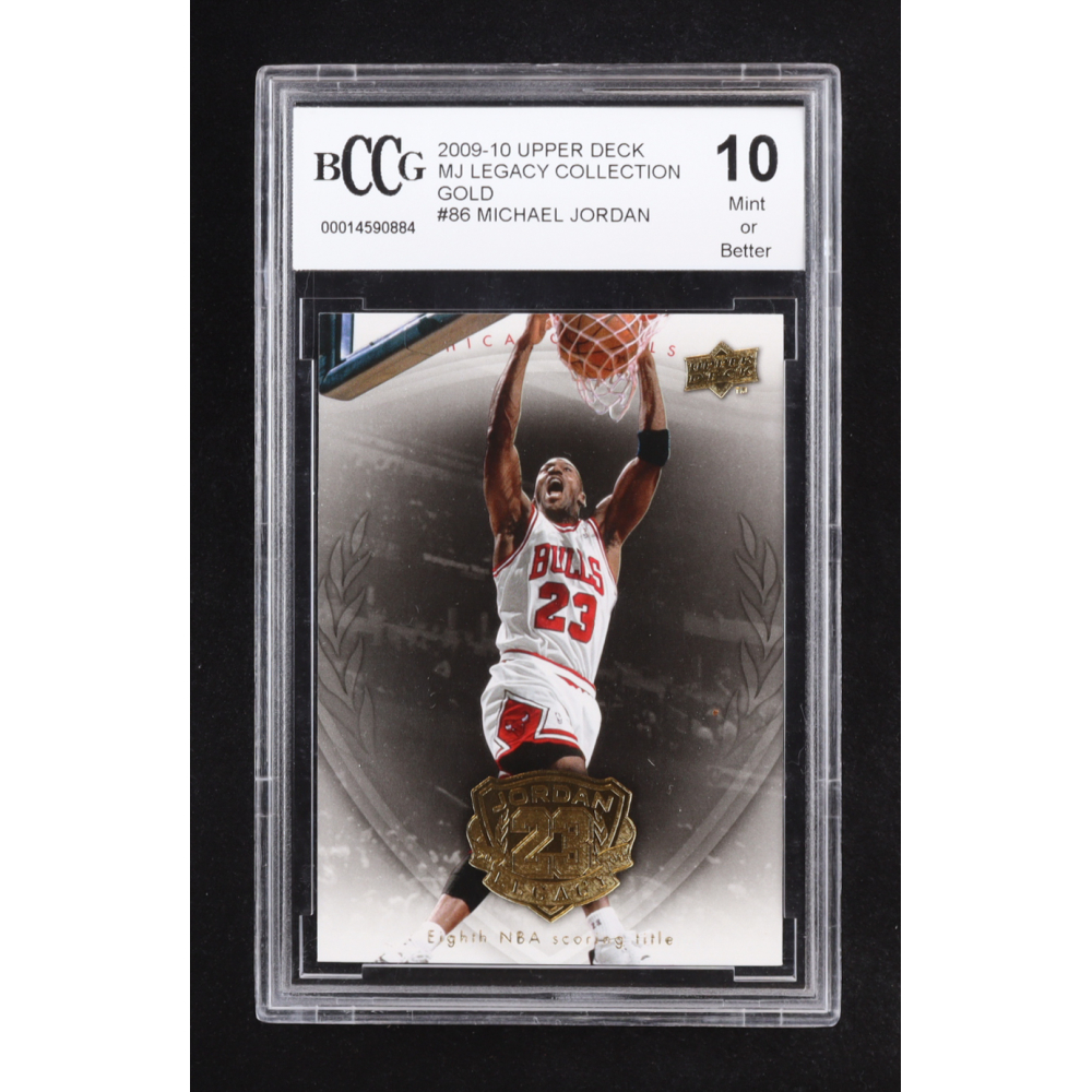 Michael Jordan 2009-10 Upper Deck Michael Jordan Legacy Collection Gold #86 (BCCG 10) at PristineAuction.com