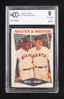 Willie Mays / Bill Rigney 1960 Topps #7 Master and Mentor MG (BCCG 8) at PristineAuction.com