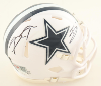 Trevon Diggs & Stephon Gilmore Signed Cowboys Speed Mini Helmet (JSA) at PristineAuction.com