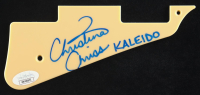 Christina Chriss Signed Electric Guitar Pickguard Inscribed "KALEIDO" (JSA) at PristineAuction.com