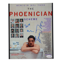 Wes Anderson & Rupert Friend Signed "The Phoenecian Scheme" 8x10 Poster (ACOA) at PristineAuction.com