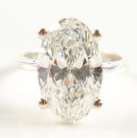 New 7.01 Carats Lab Grown Diamond Ring G, VVS2 | Estimated Retail Value: $10,700 (UGL & IGI) at PristineAuction.com