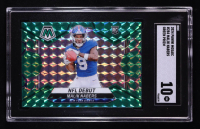 Malik Nabers 2024 Panini Mosaic Mosaic Green #284 RC (SGC 10) at PristineAuction.com