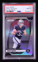 Brock Bowers 2024 Silver Prizm #315 RC (PSA 10) at PristineAuction.com