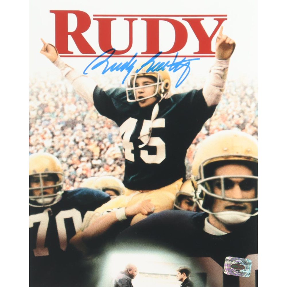 Rudy Ruettiger Signed "Rudy" 8x10 Photo (Wilder Side of Sports) at PristineAuction.com