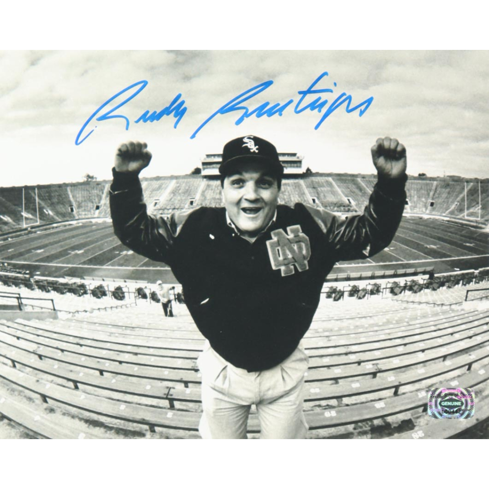 Rudy Ruettiger Signed Notre Dame Fighting Irish 8x10 Photo (Wilder Side of Sports) at PristineAuction.com