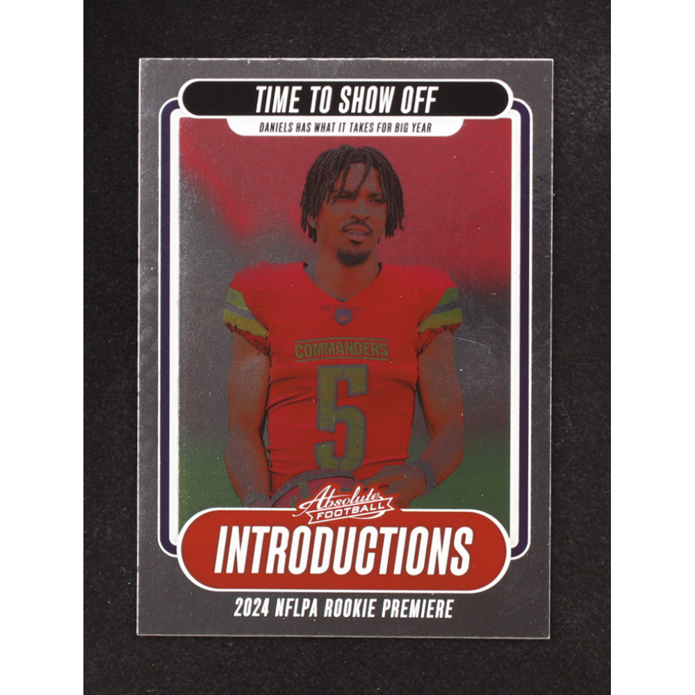 Jayden Daniels 2024 Absolute Introductions #18 RC at PristineAuction.com